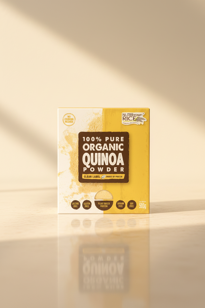 NutriBrownRice® (100% Pure Organic Quinoa Powder – Instant)
