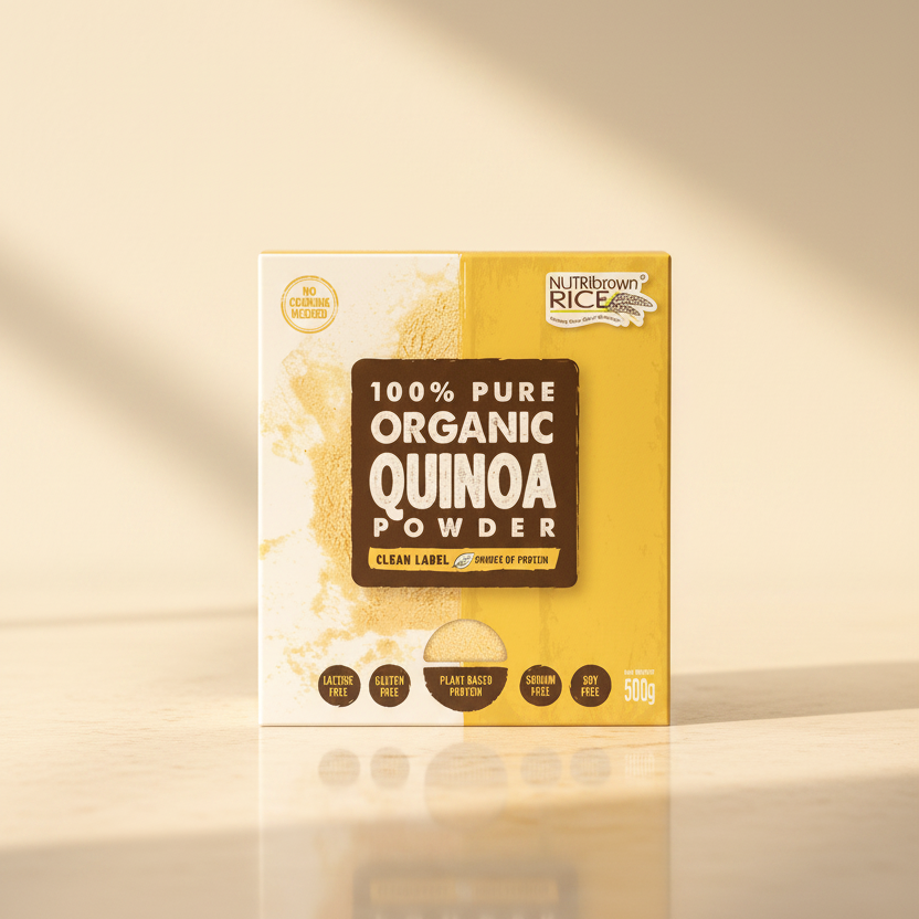 NutriBrownRice® (100% Pure Organic Quinoa Powder – Instant)