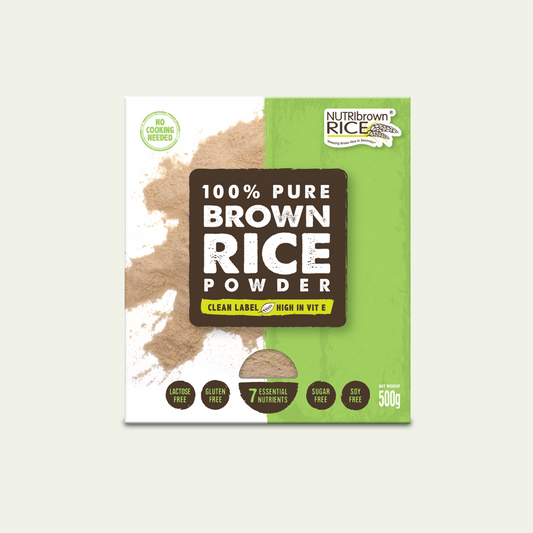 NutriBrownRice®  (100% Pure Brown Rice Powder – Instant)