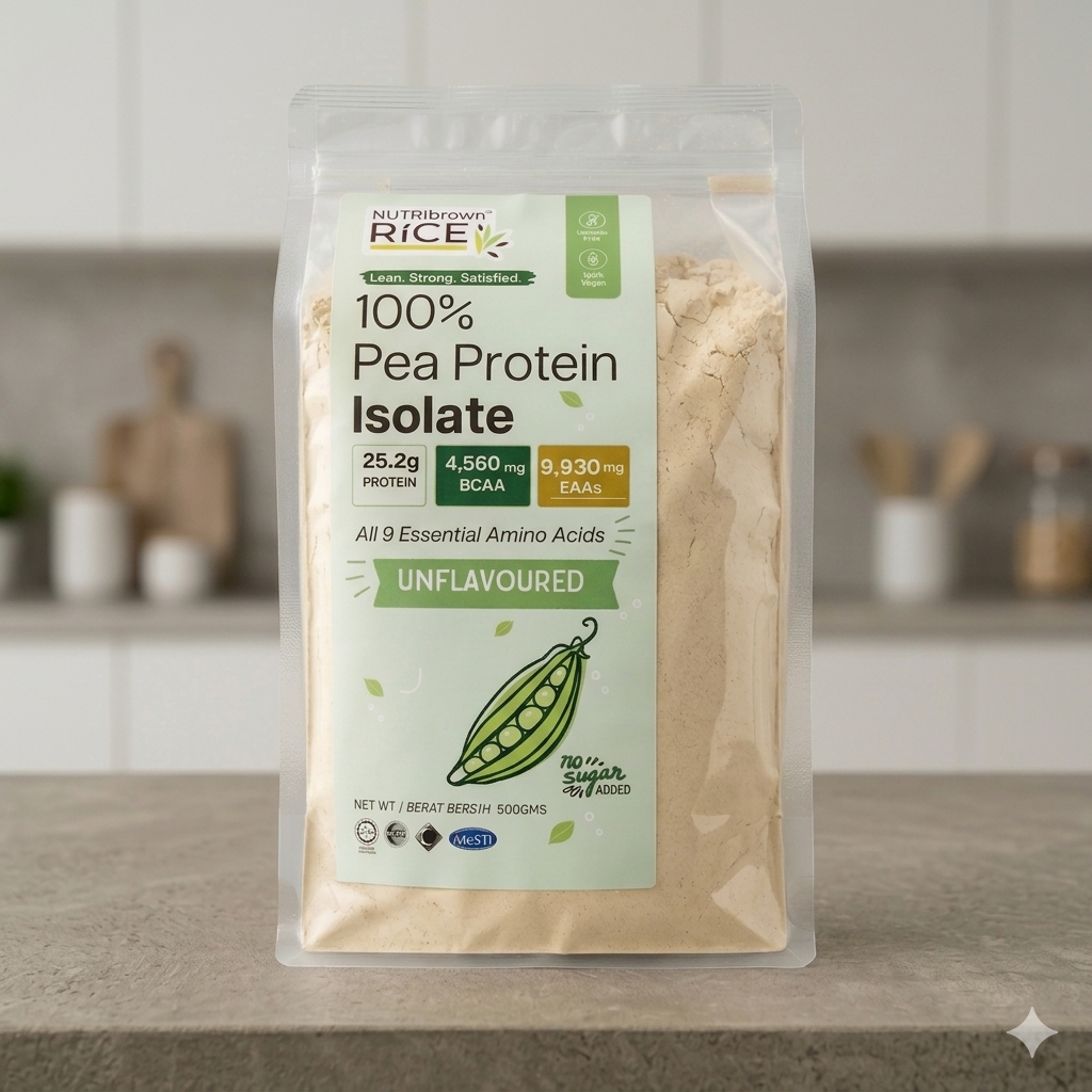 100% Pea Protein Isolate - Unflavoured