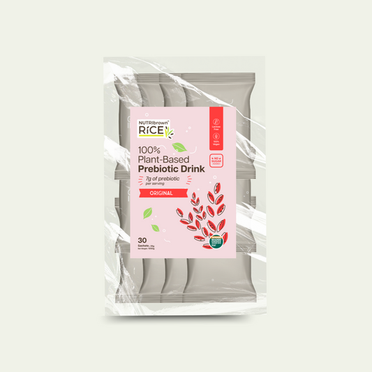 [Ecobag] NutriBrownRice® Original (No Sugar Added) + Prebiotic (30 Sachets)