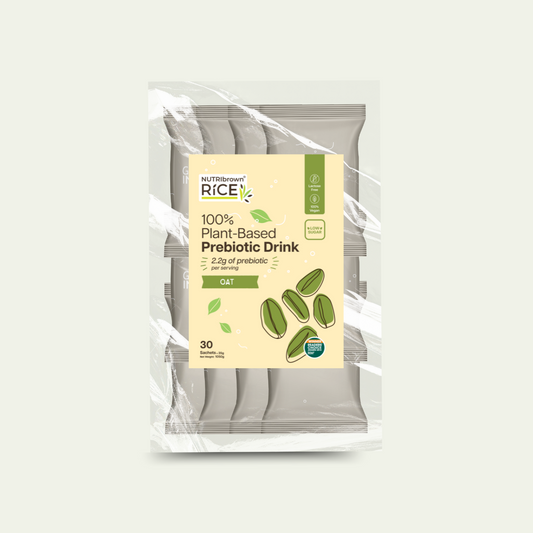 [Ecobag] NutriBrownRice® Oat + Prebiotic (30 Sachets )