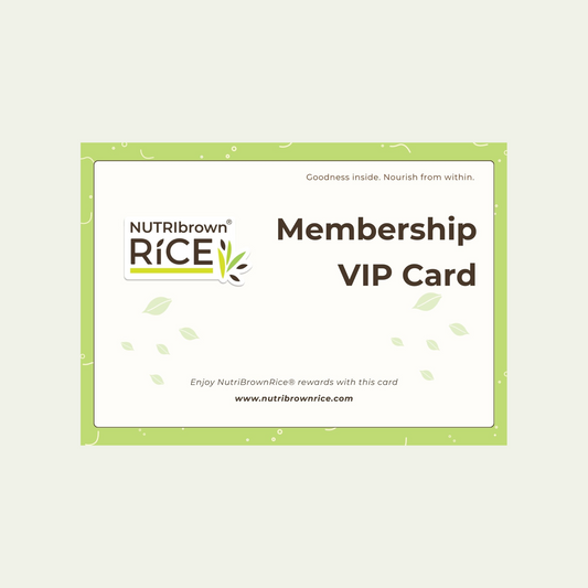 NutriBrownRice® Membership