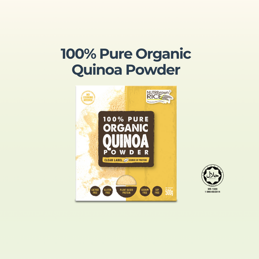 NutriBrownRice® (100% Pure Organic Quinoa Powder – Instant)