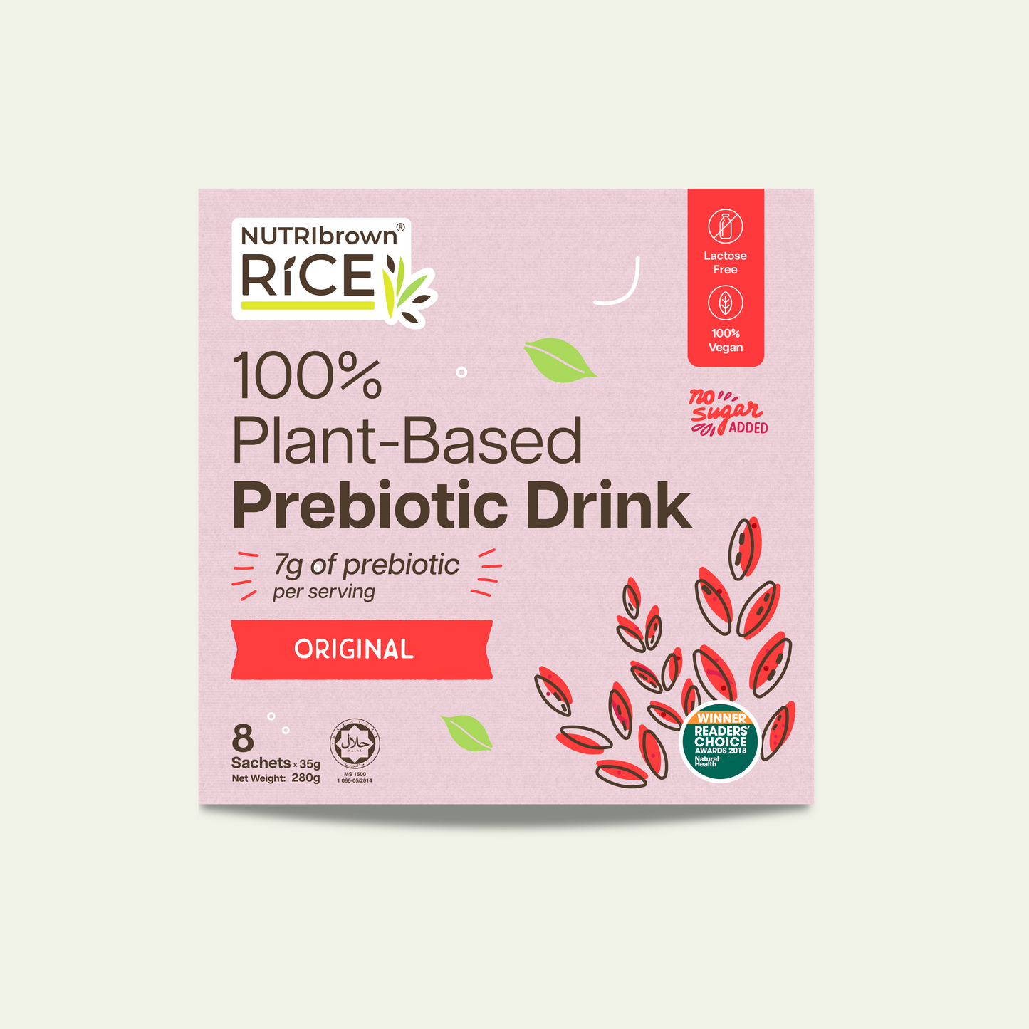 [Box] NutriBrownRice® Original (No Sugar Added + Prebiotics