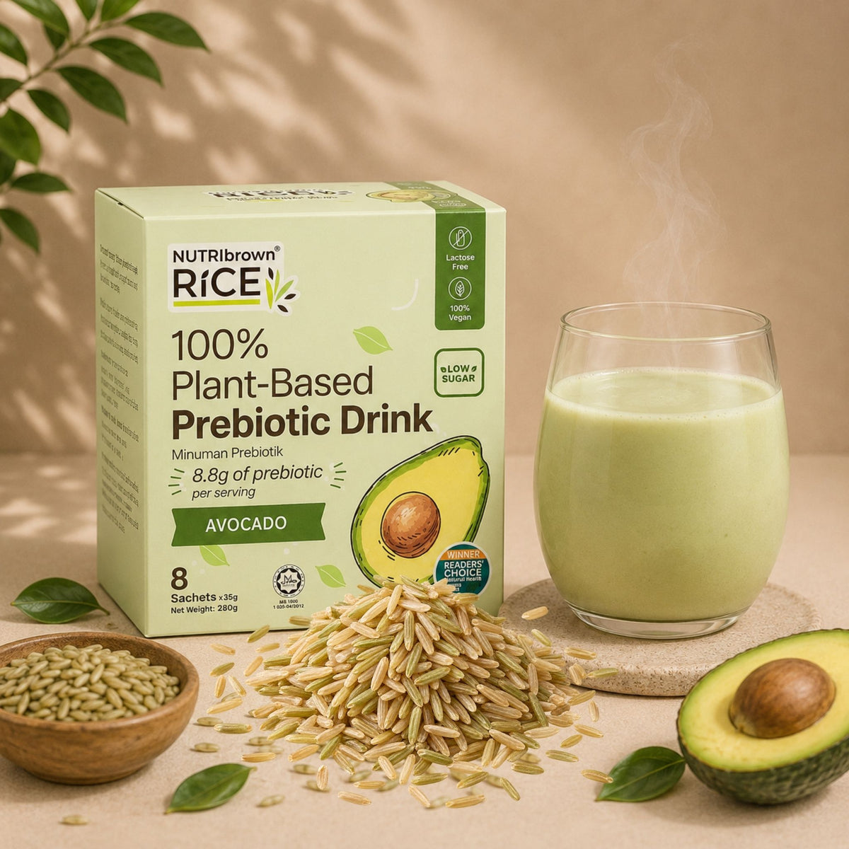 [Box] NutriBrownRice®® Avocado with Prebiotics