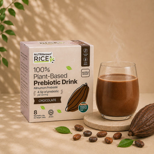 [Box] NutriBrownRice®® Cocoa with Prebiotics – Box of 8 Sachets
