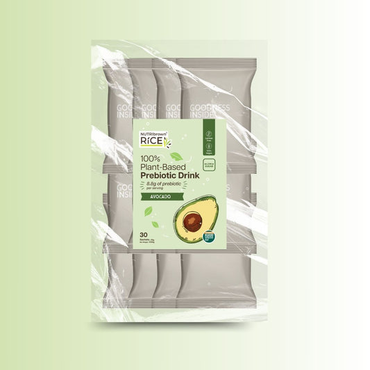 [Ecobag] NutriBrownRice® Avocado with Prebiotics Ecobag (30 Sachets)