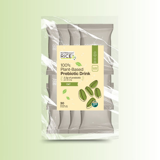 [Ecobag] NutriBrownRice® Oat + Prebiotic (30 Sachets )