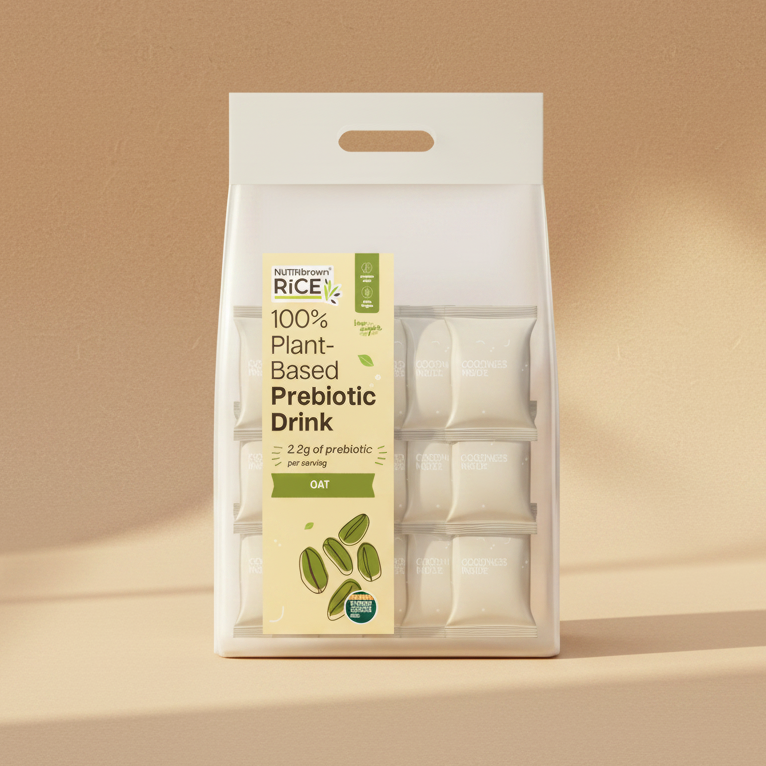 [Ecobag] NutriBrownRice® Oat + Prebiotic (30 Sachets )