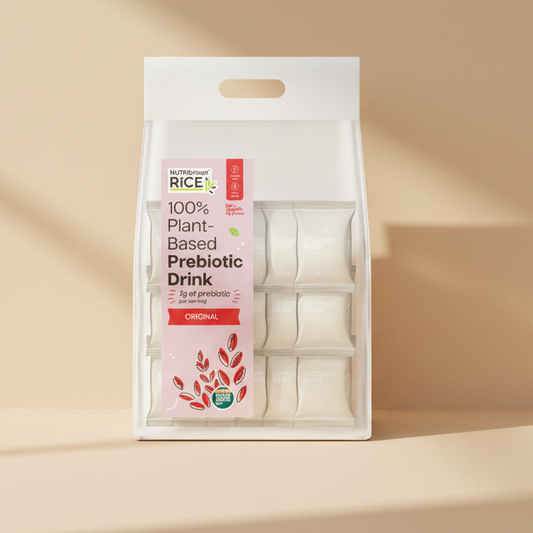 [Ecobag] NutriBrownRice® Original (No Sugar Added) + Prebiotic (30 Sachets)