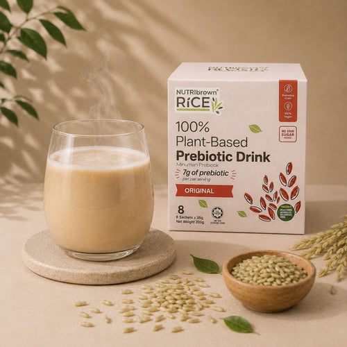 NutriBrownRice® Original (No Sugar Added) with Prebiotics – Box of 8 Sachets
