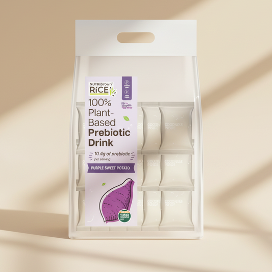 [Ecobag] NutriBrownRice® Purple Sweet Potato + Prebiotic (30 sachets)