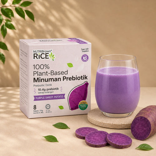 [Box] NutriBrownRice®® Purple Sweet Potato with Prebiotics – Box of 8 Sachets