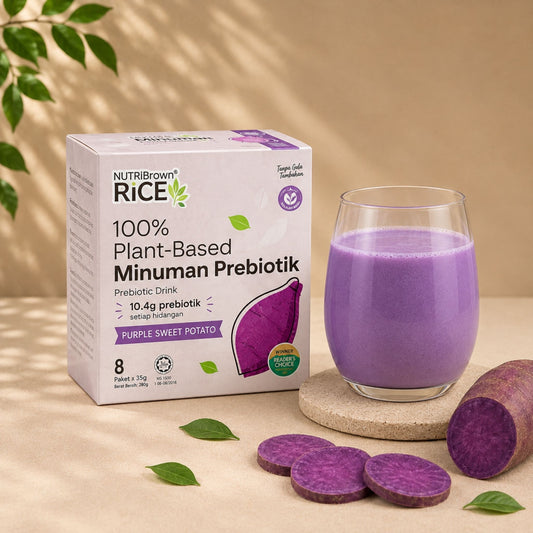 [Box] NutriBrownRice®® Purple Sweet Potato with Prebiotics – Box of 8 Sachets