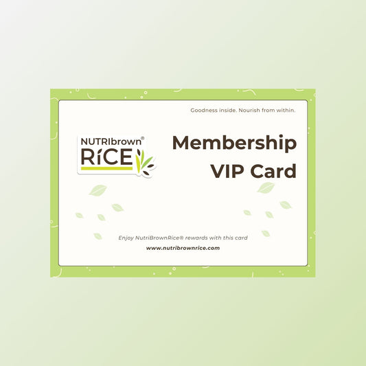 NutriBrownRice® Membership