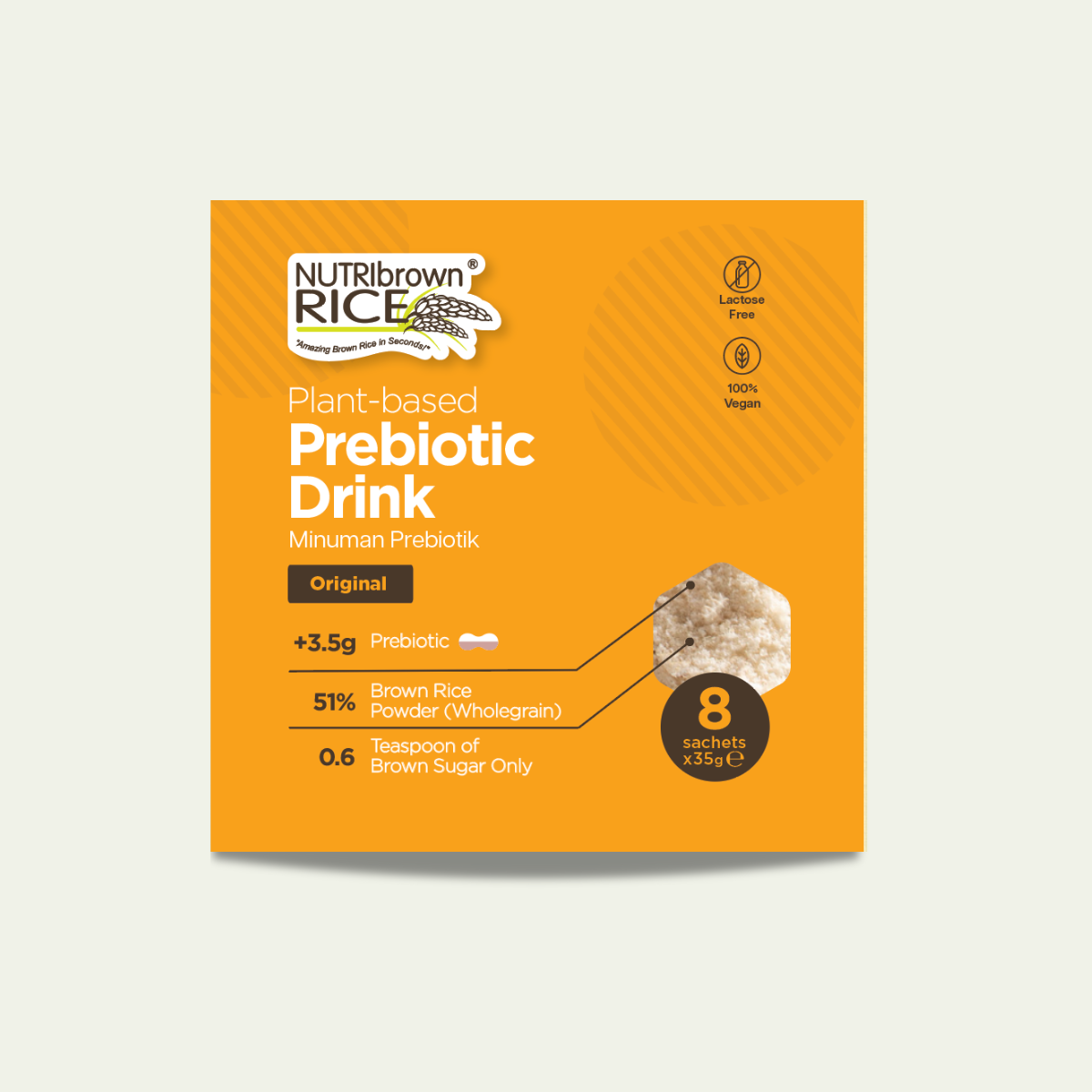 [Box] NutriBrownRice® Brown Sugar + Prebiotics