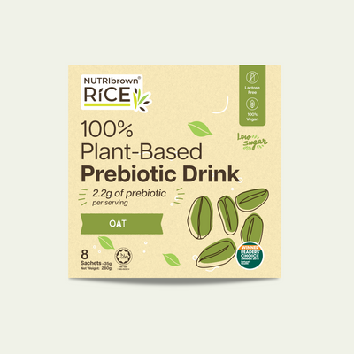 NutriBrownRice® Oat with Prebiotics – Box of 8 Sachets