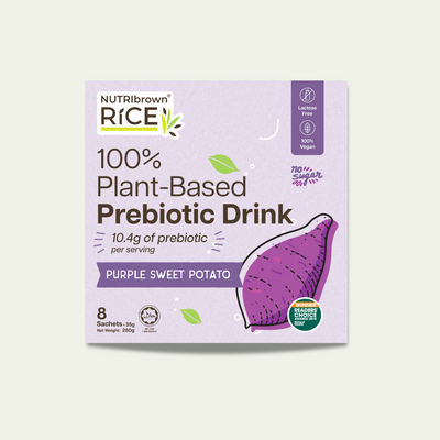 NutriBrownRice® Purple Sweet Potato with Prebiotics – Box of 8 Sachets