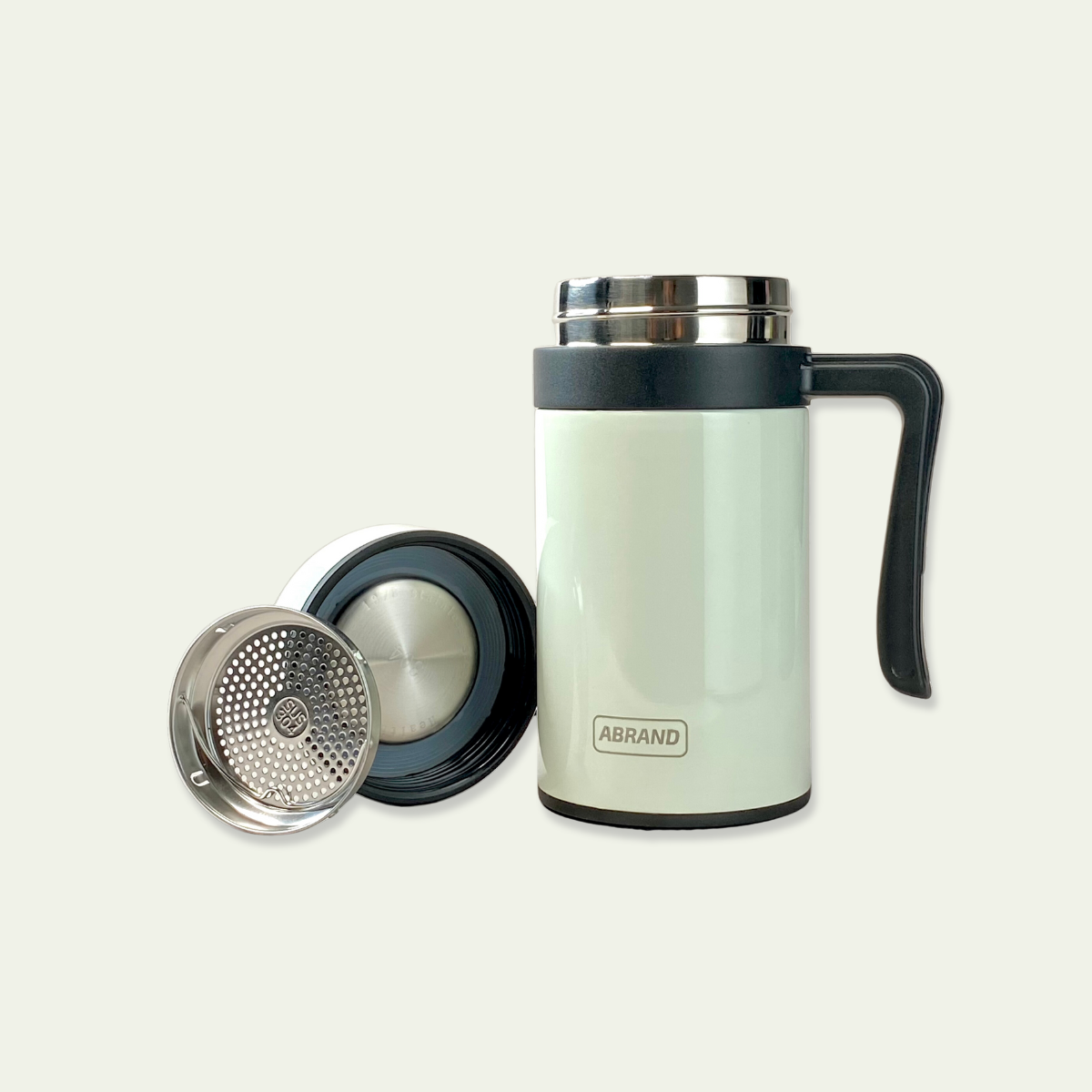 [MUG] ABRAND Thermos Cup 304 Stainless Steel Insulated Mug Anti-Leak Travel Mug Keep Warm Coffee Mug (Still Hot after 4 hours)