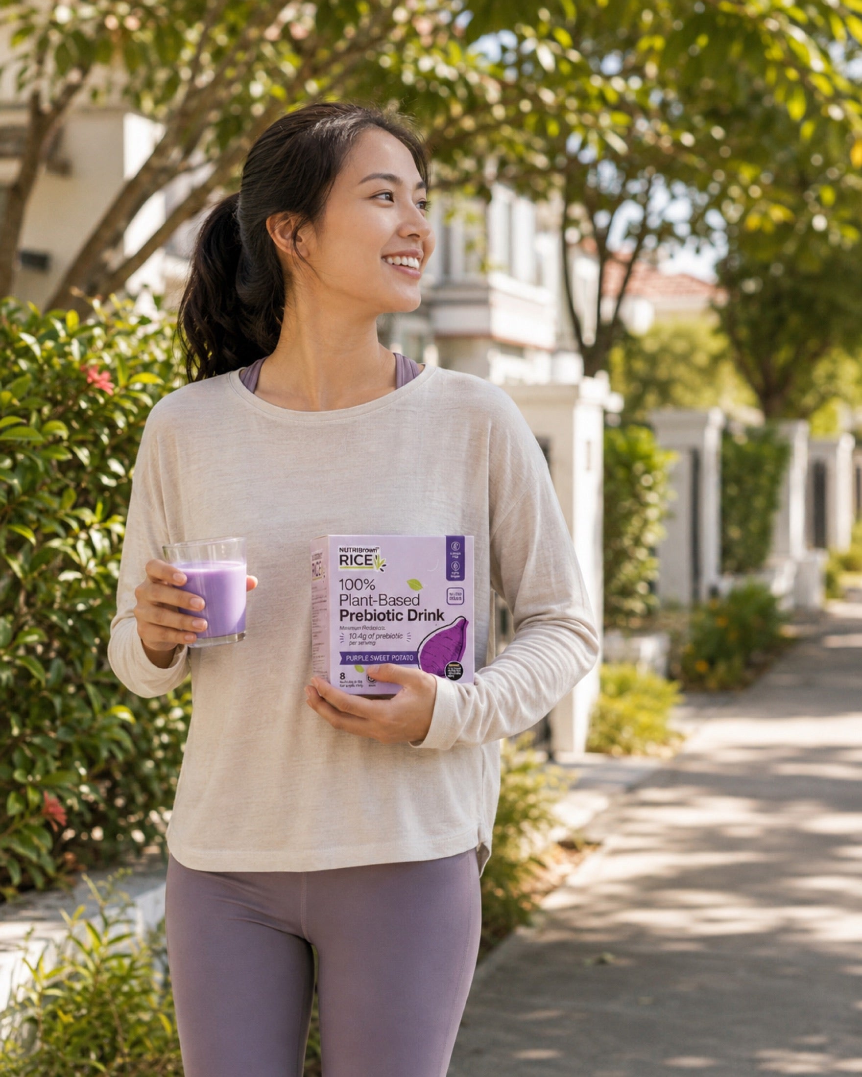 NutriBrownRice as part of an active everyday routine