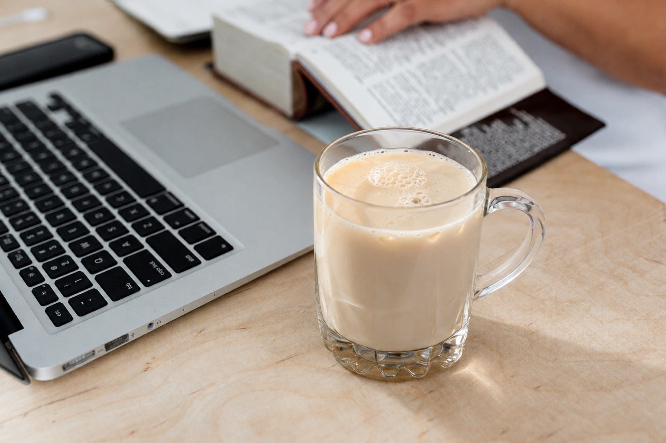 NutriBrownRice at the work-from-home desk